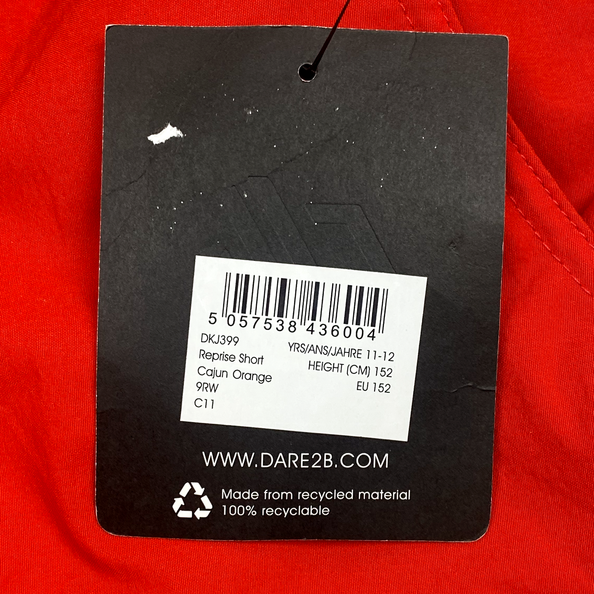 Dare2B Unisex Kids Reprise Shorts | 11-12 Years