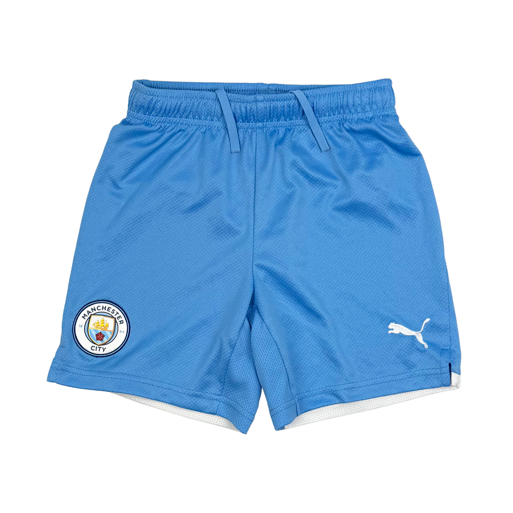 Manchester City Home Shorts (2021-22) | 9-10 Years