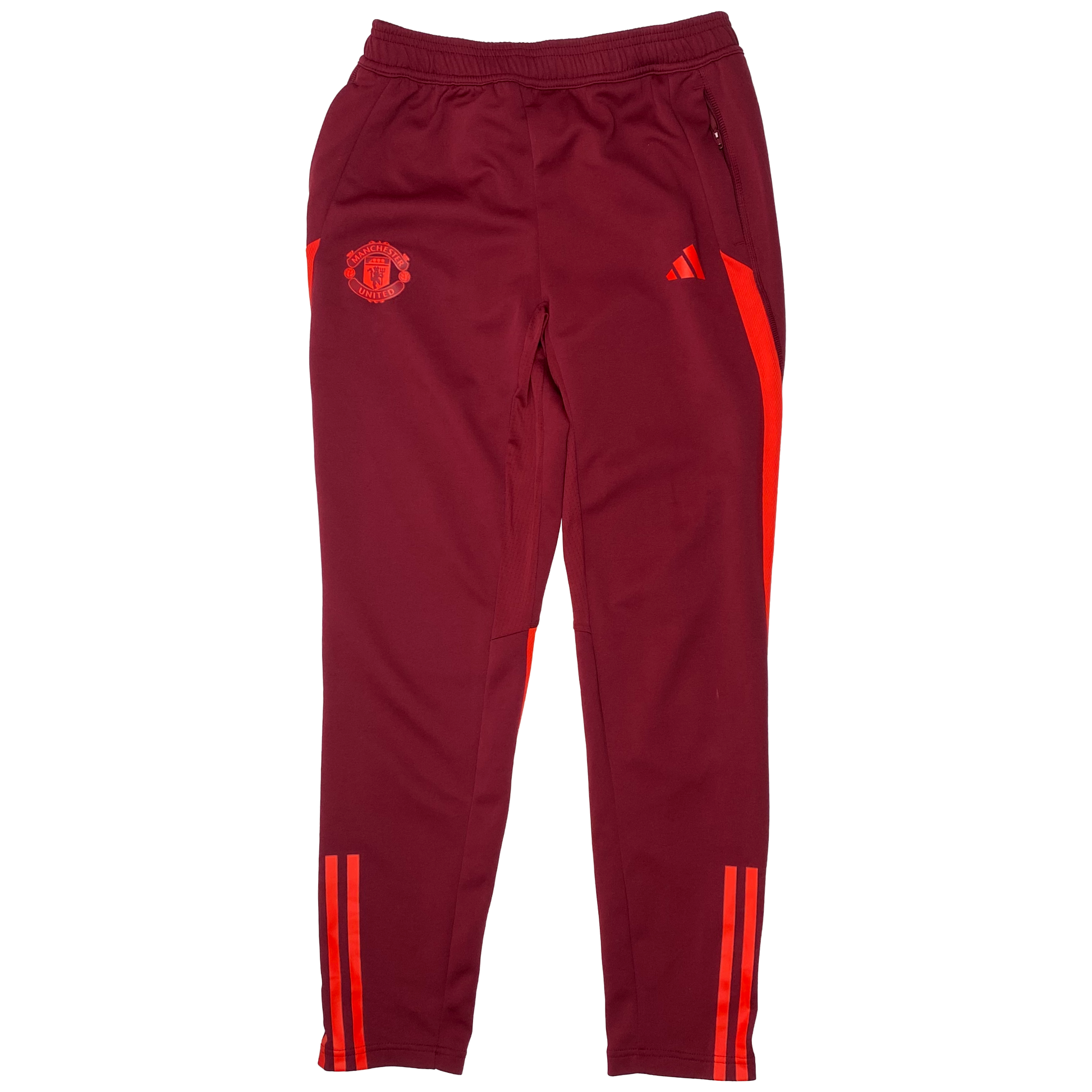 Manchester United Tiro 23 Training Tracksuit Pants Burgundy (2023-24) | 13-14 Years
