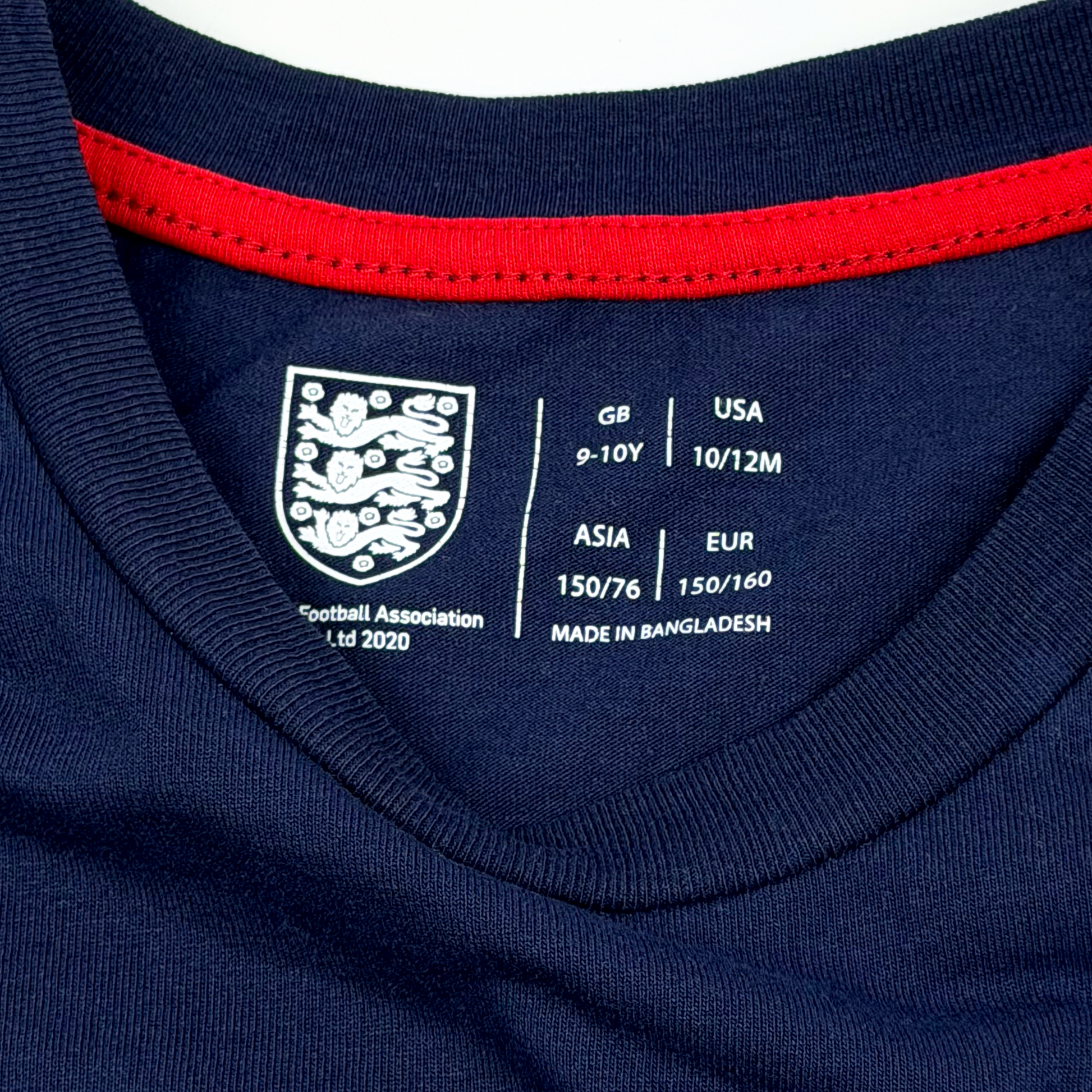 England Navy Blue Crew Neck T-Shirt | 9-10 Years