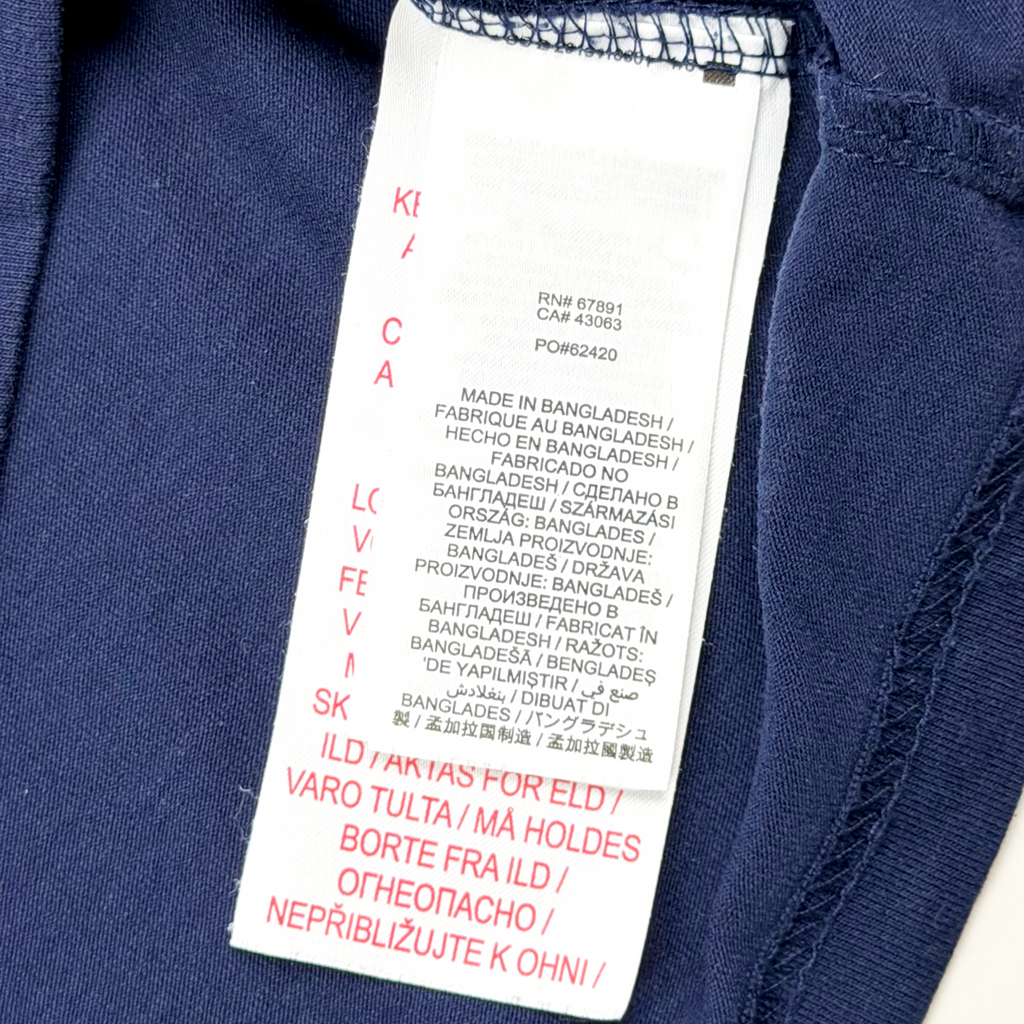 England Navy Blue Crew Neck T-Shirt | 9-10 Years