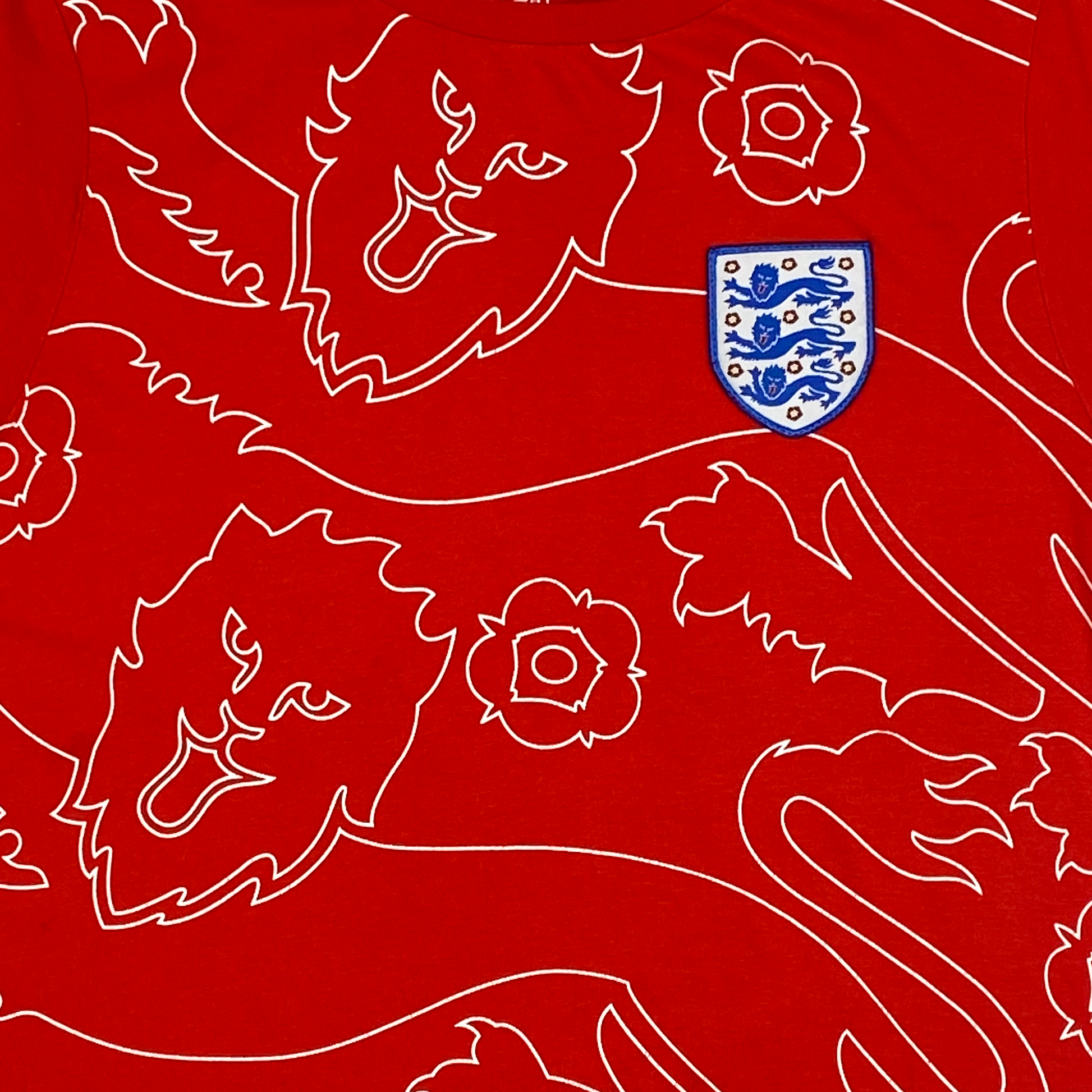 England Red Crewneck T-Shirt | 11-12 Years