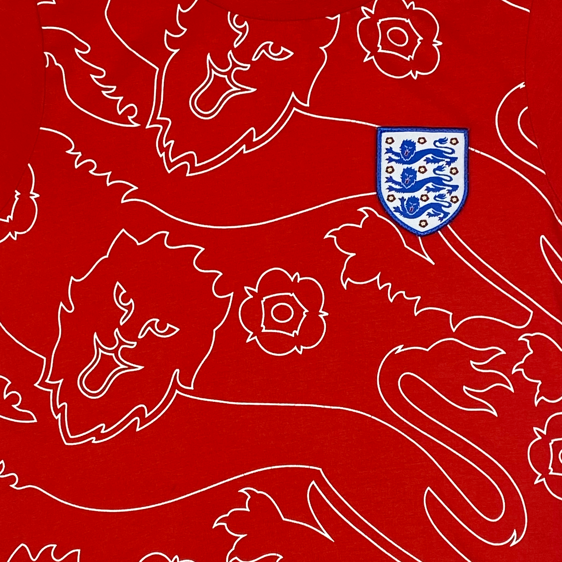 England Red Crewneck T-Shirt | 8-9 Years