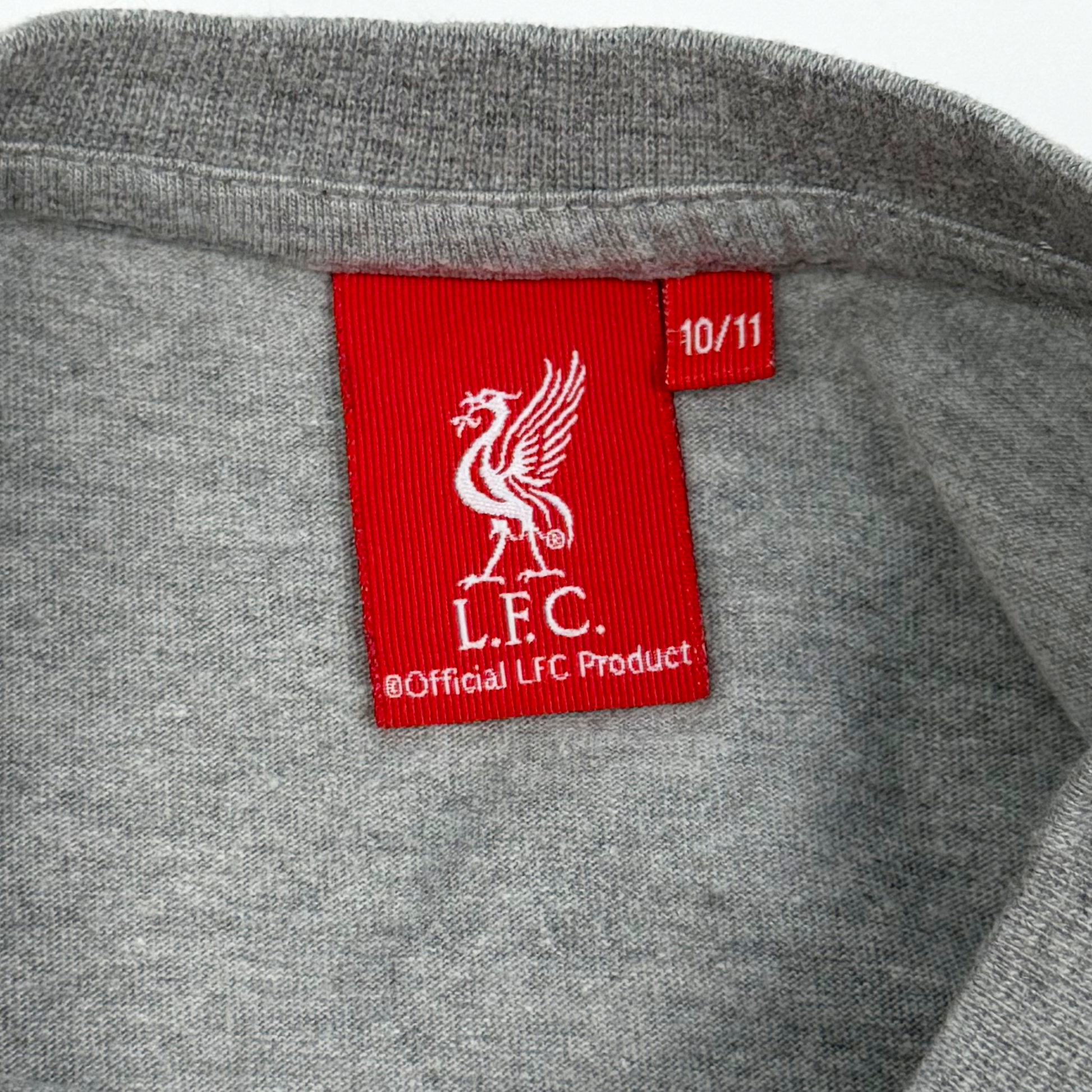 Liverpool Grey Liverbird Print T-Shirt | 10-11 Years