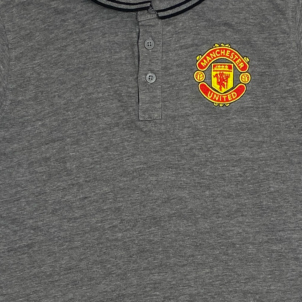 Manchester United Grey Polo Shirt | 8-9 Years