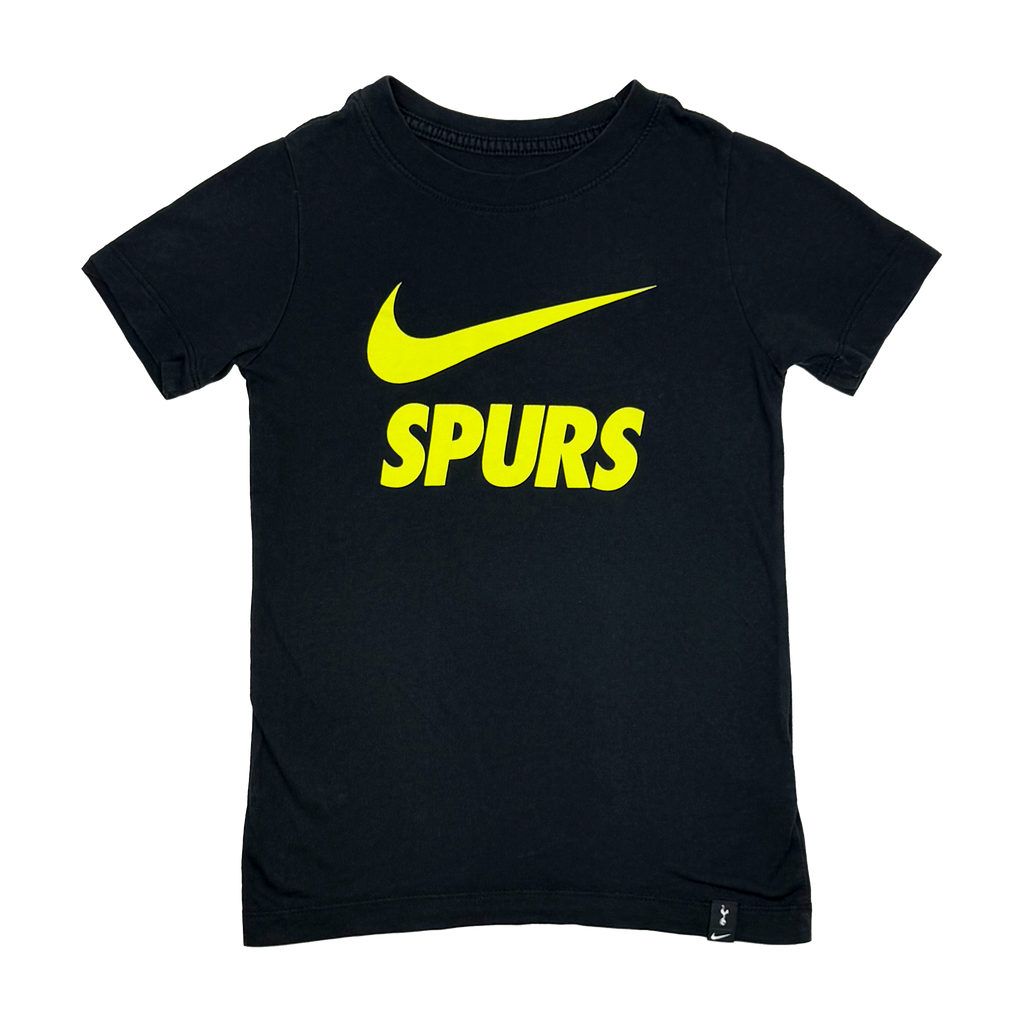 Tottenham Hotspur Black 'Spurs' T-Shirt | 6-7 Years