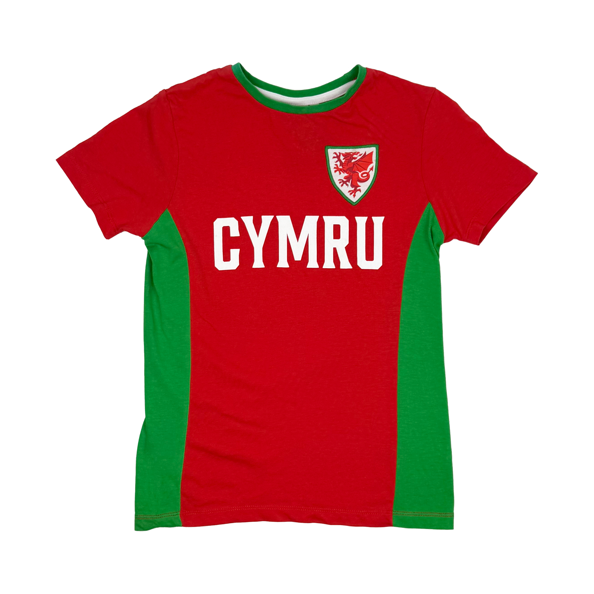 Wales Red and Green 'Cymru' T-Shirt | 7-8 Years