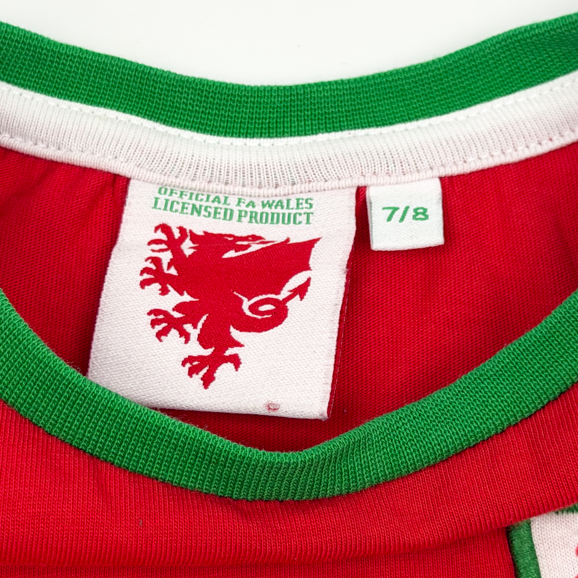 Wales Red and Green 'Cymru' T-Shirt | 7-8 Years