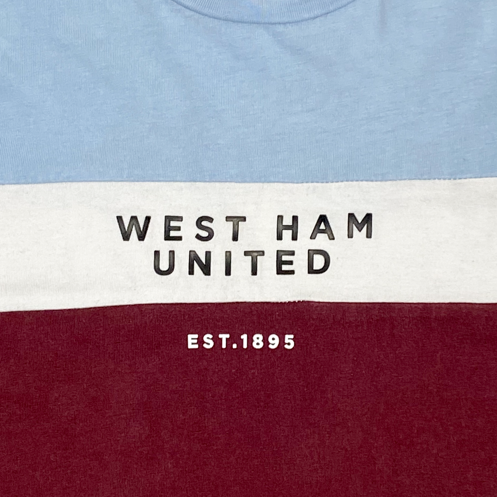 West Ham United Striped T-Shirt | 9-10 Years