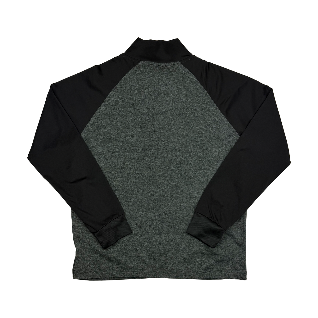 Arsenal Grey and Black Quarter-Zip Drill Top | 10-11 Years