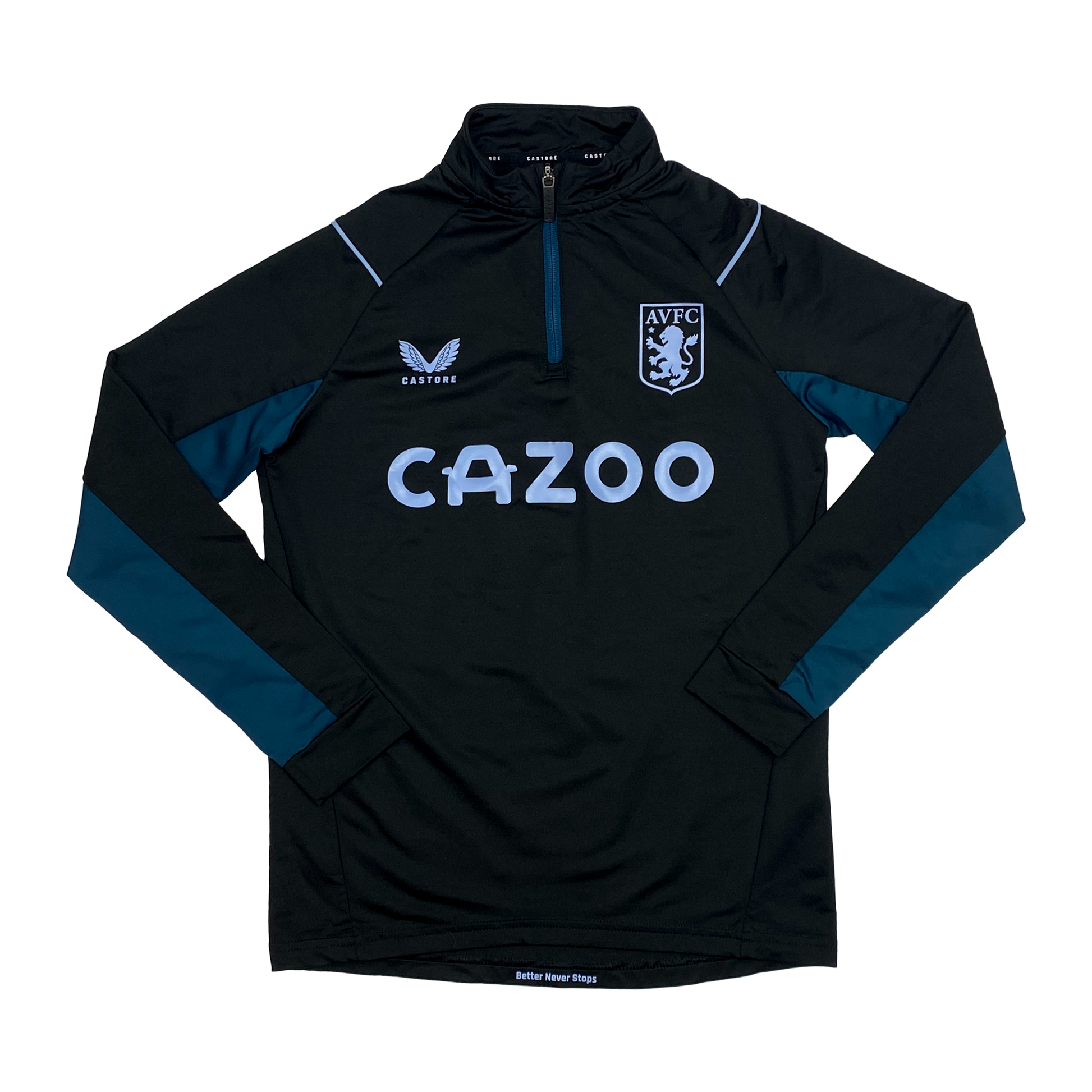 Aston Villa Quarter-Zip Drill Top (2021-22) | 10-11 Years