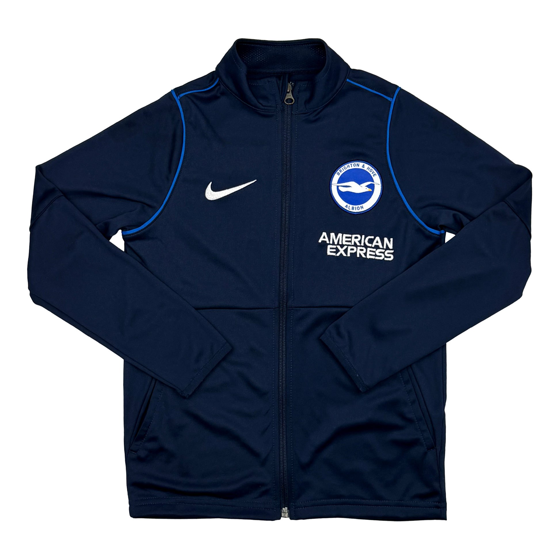 Brighton & Hove Albion Navy Full-Zip Track Top | 8-9 Years