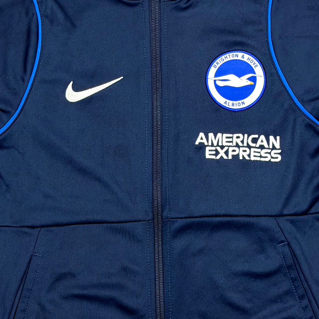 Brighton & Hove Albion Navy Full-Zip Track Top | 8-9 Years
