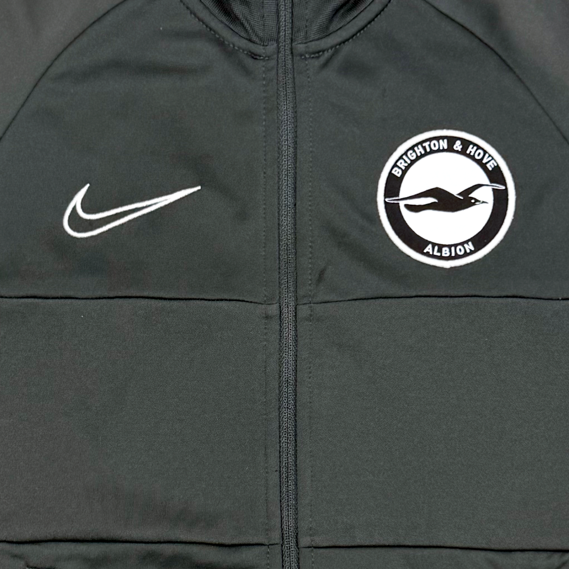 Brighton & Hove Albion Grey Full-Zip Training Top | 6-7 Years