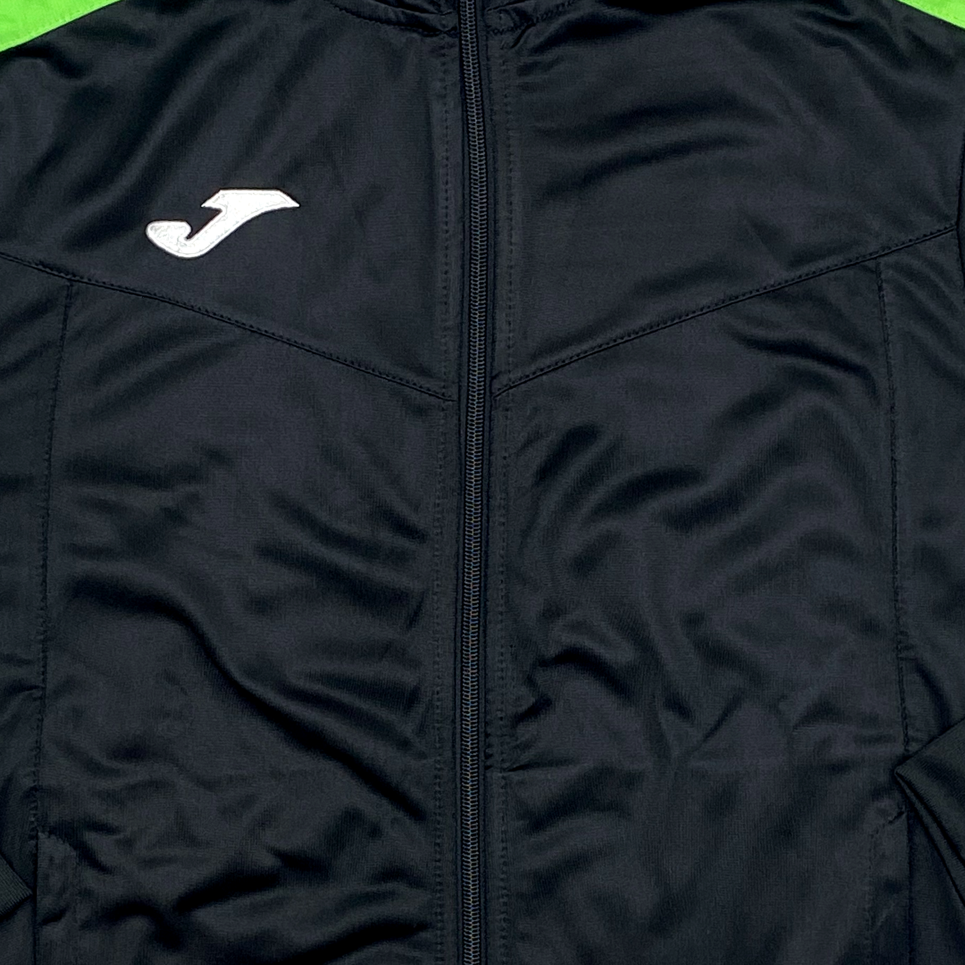 Joma Black and Lime Green Full-Zip Track Jacket | 13-14 Years