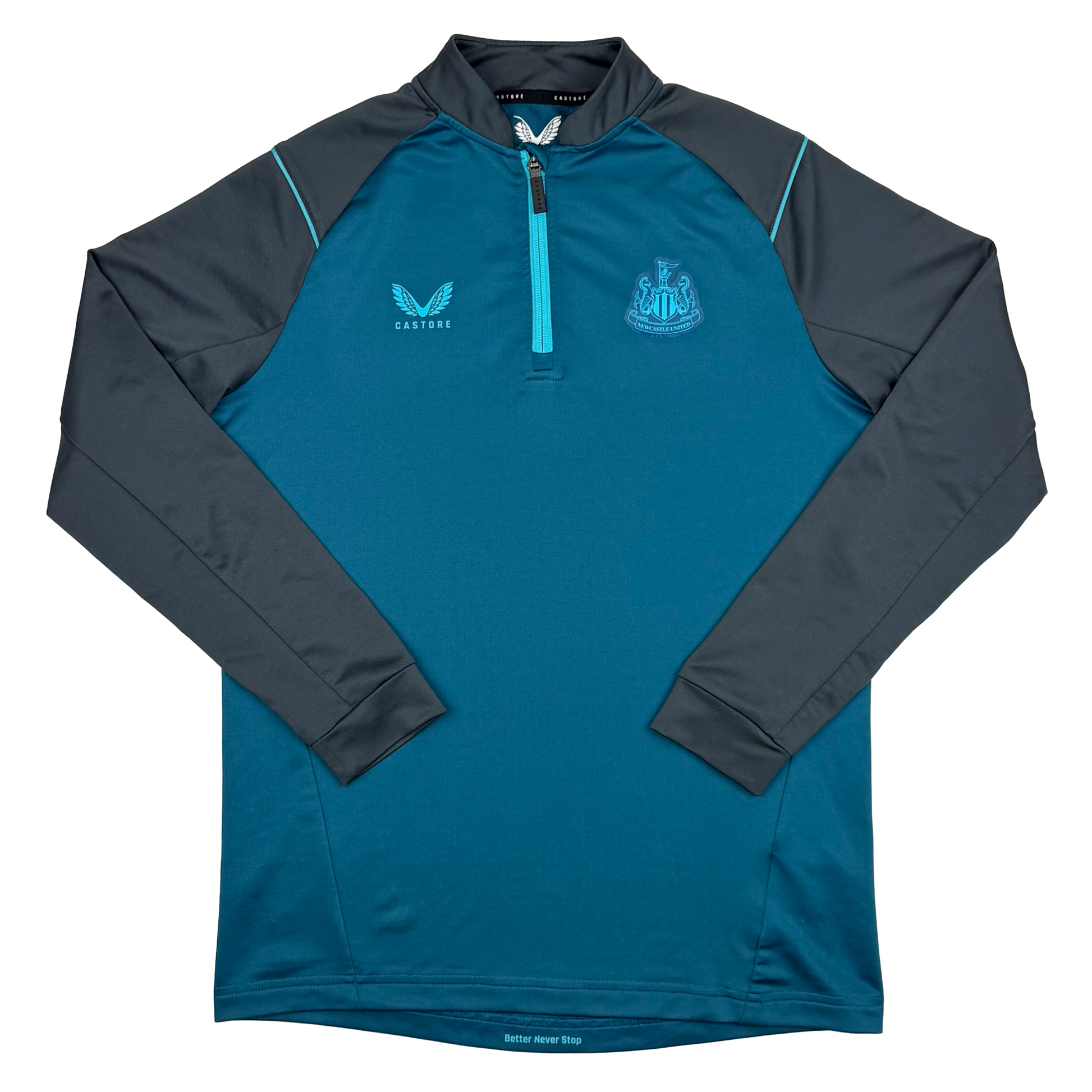 Newcastle United Quarter-Zip Drill Top (2022-23) | 15-16 Years