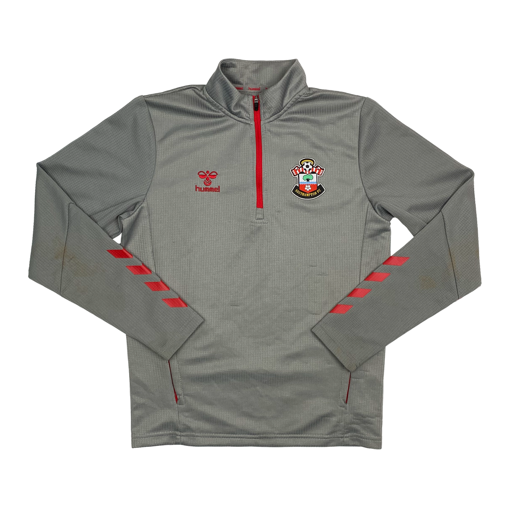 Southampton Quarter-Zip Training Top Grey | 11-12 Years
