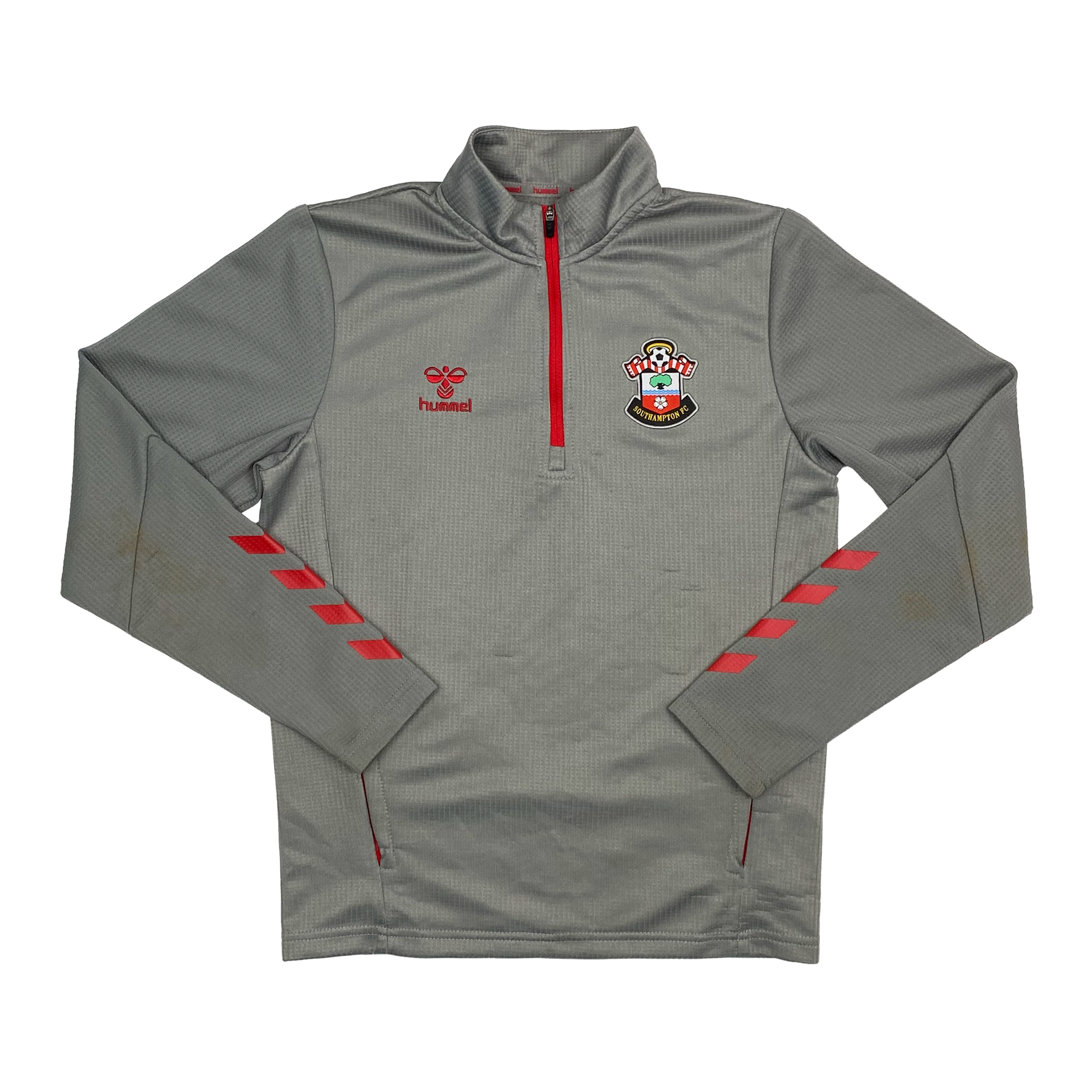Southampton Quarter-Zip Training Top Grey | 11-12 Years