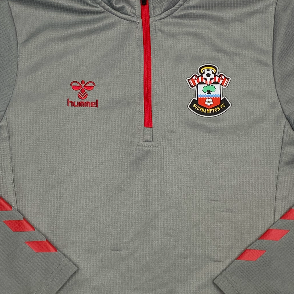 Southampton Quarter-Zip Training Top Grey | 11-12 Years