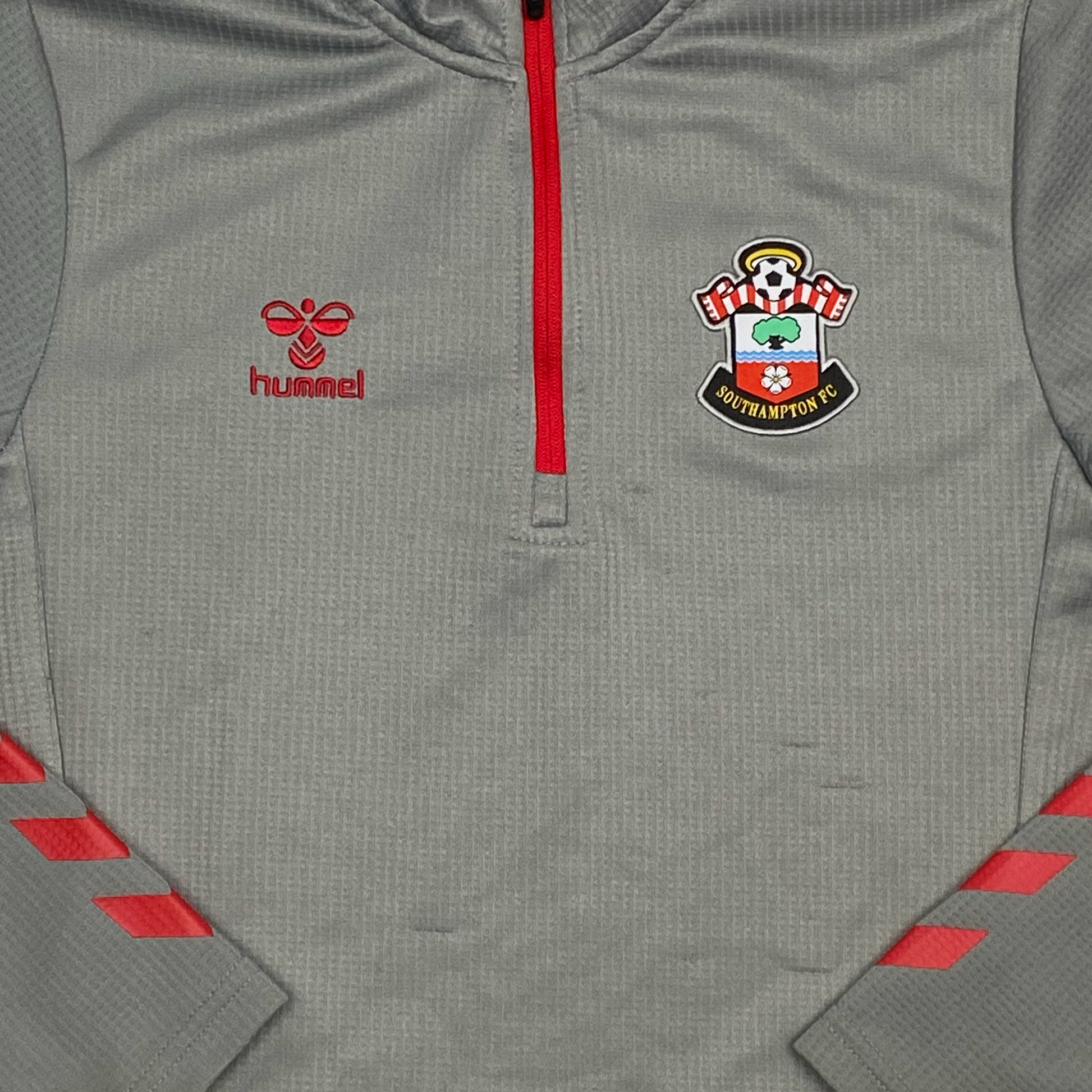 Southampton Quarter-Zip Training Top Grey | 11-12 Years