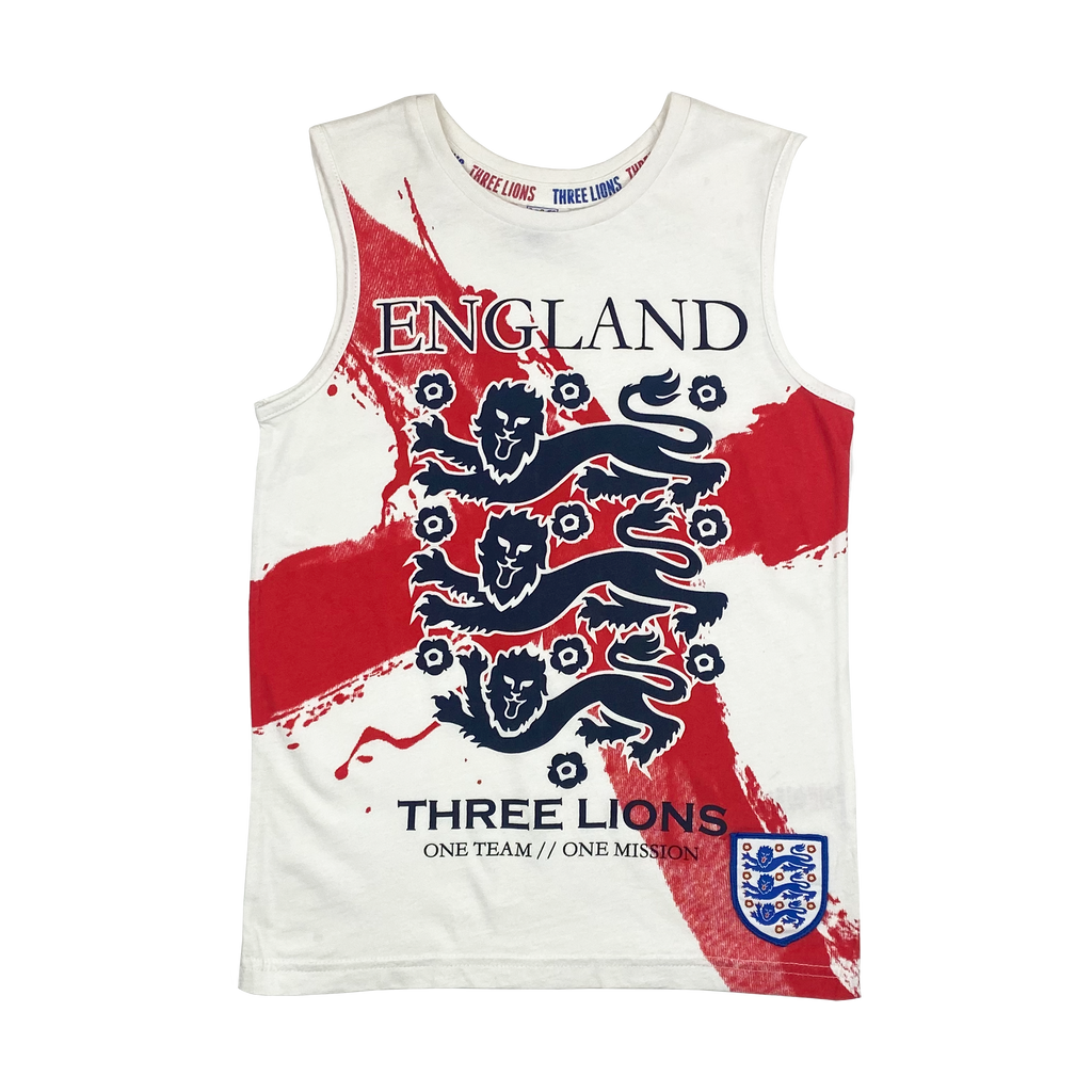 England Three Lions Vest | 8-9 Years