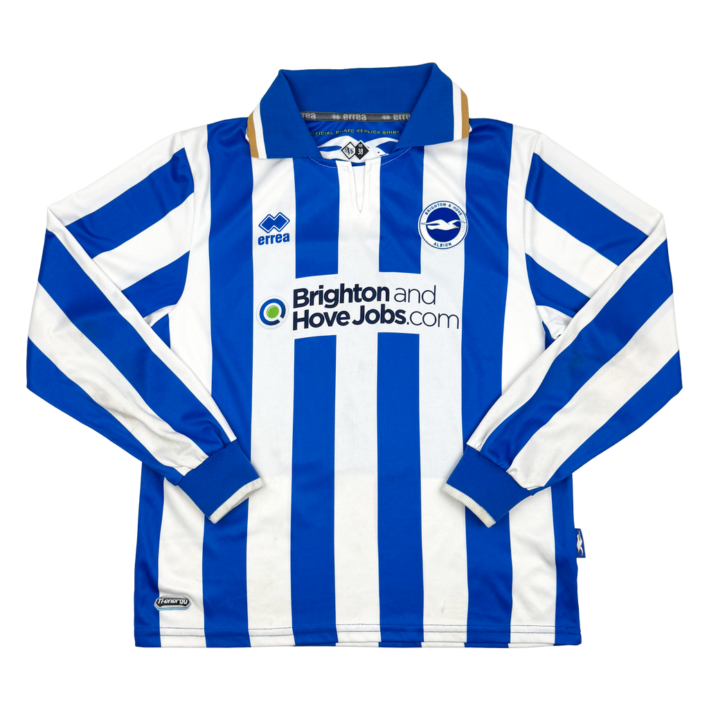 Brighton & Hove Albion Long-Sleeve Home Shirt (2011-13) | 14-15 Years
