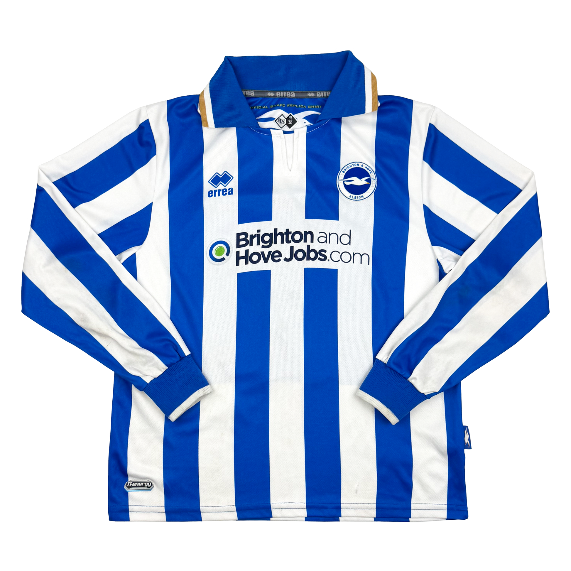 Brighton & Hove Albion Long-Sleeve Home Shirt (2011-13) | 14-15 Years