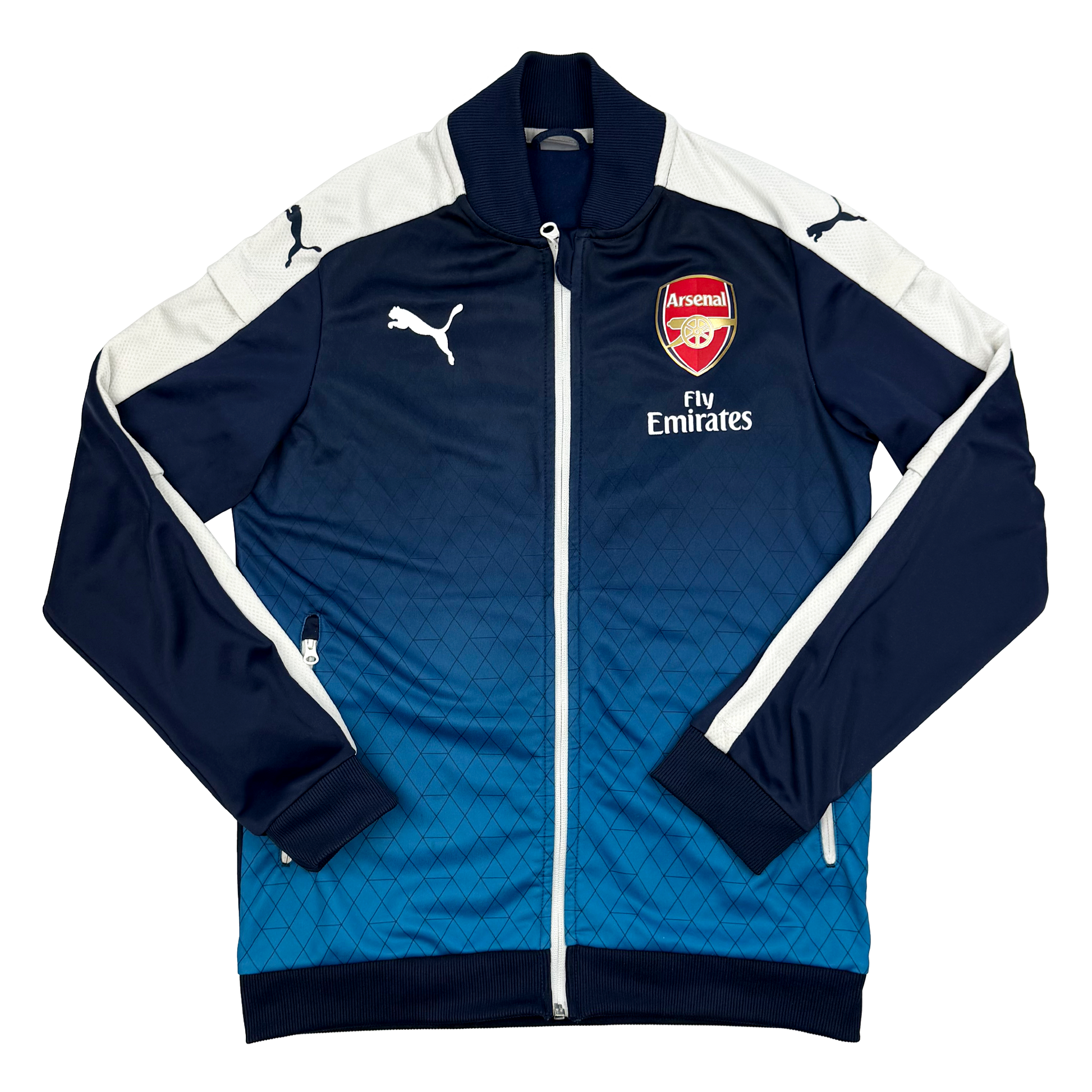 Arsenal Full-Zip Track Jacket (2015-16) | 13-14 Years