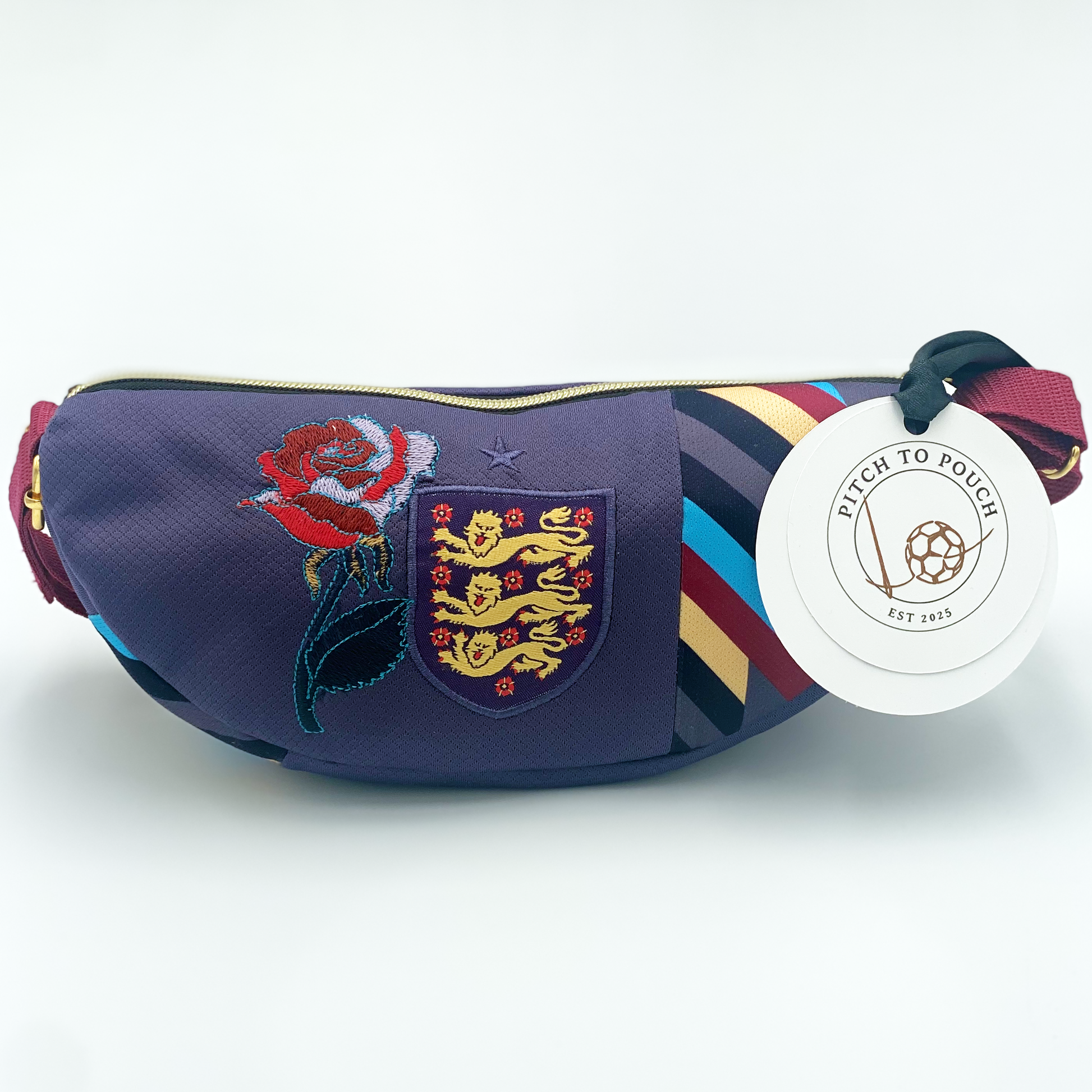 England Embroidered Crossbody Bag