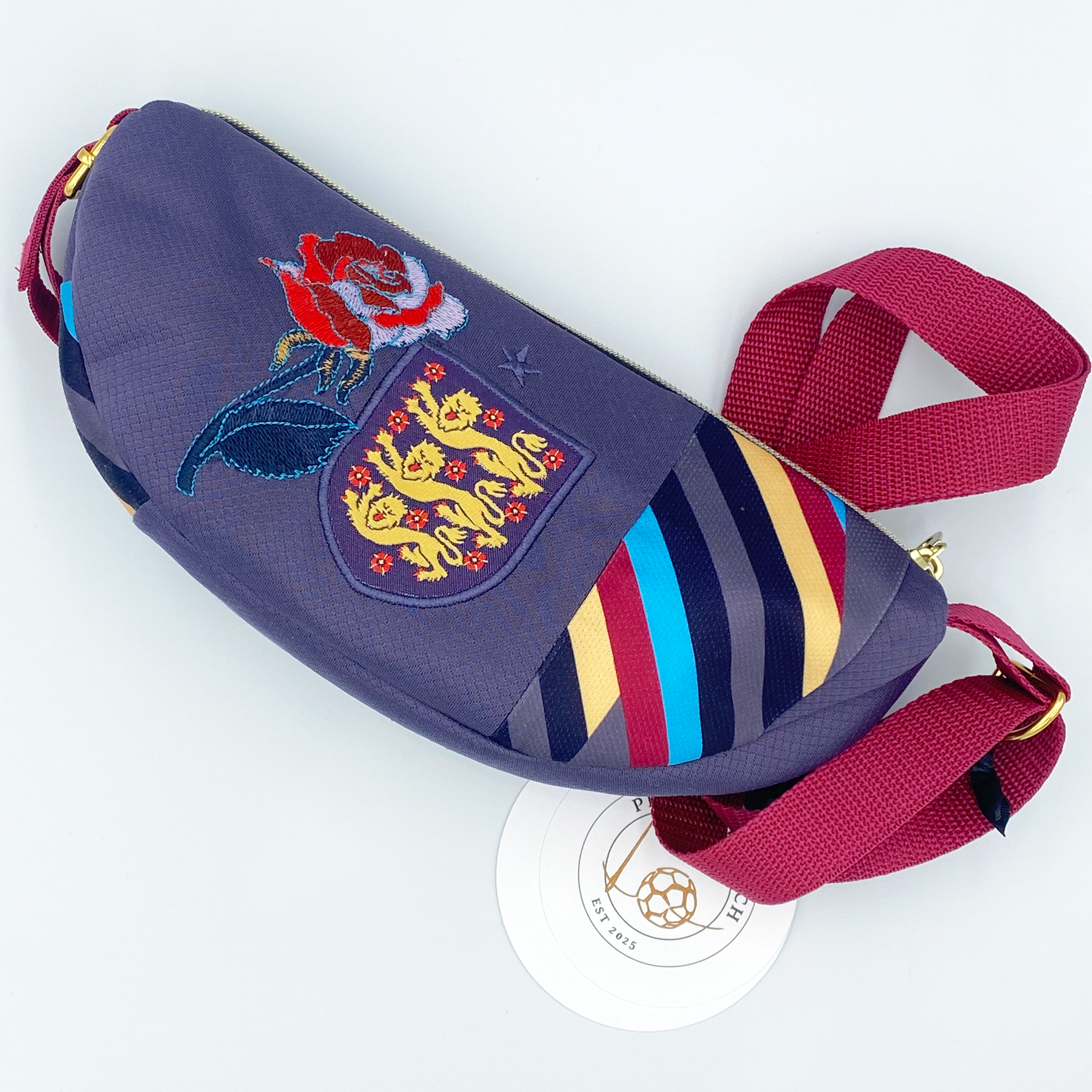 England Embroidered Crossbody Bag