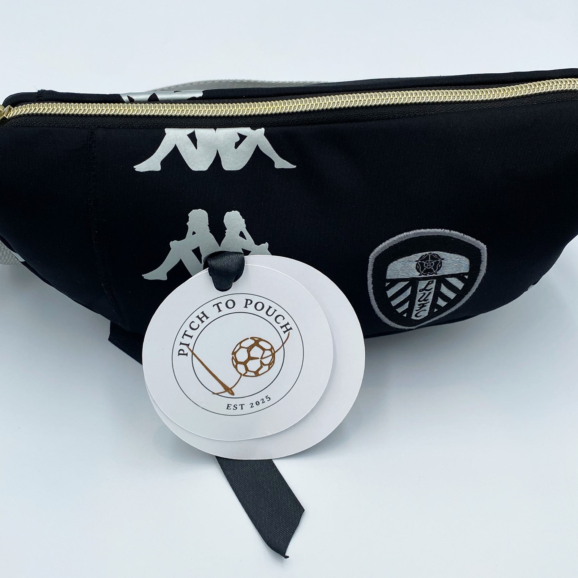 Leeds United Black Crossbody Bag