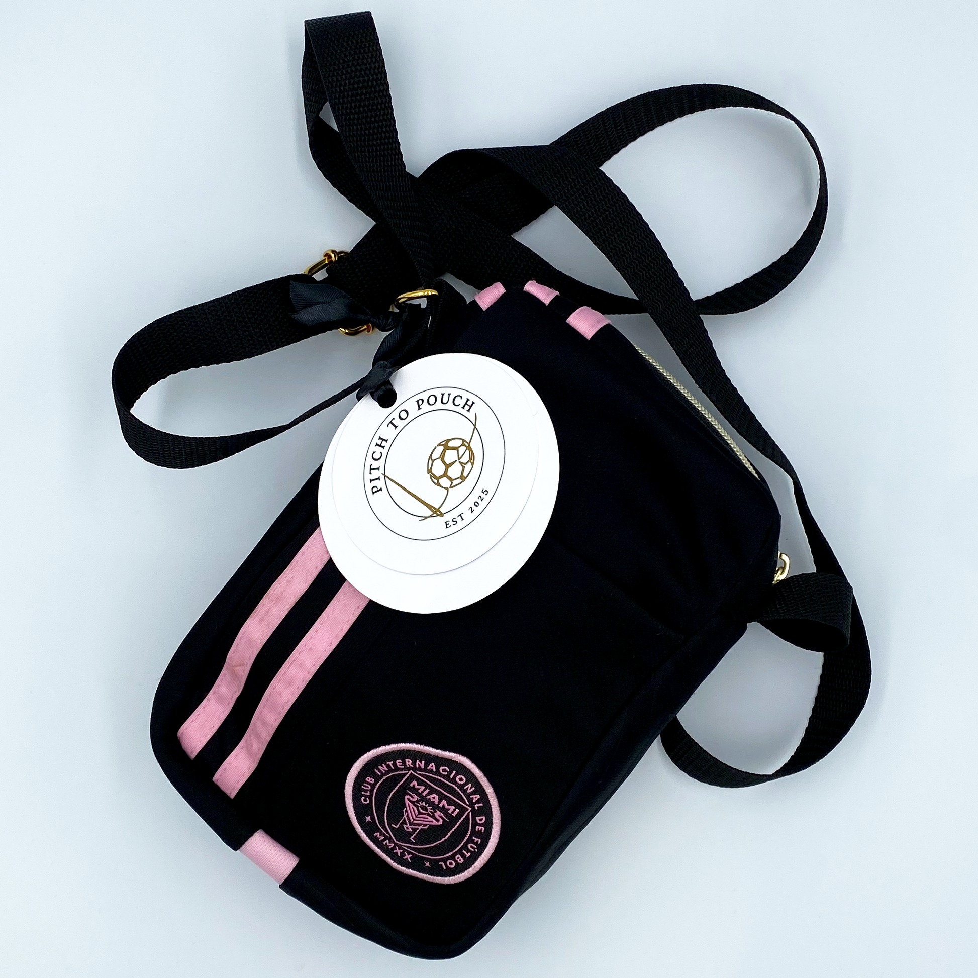 Inter Miami Black Crossbody Bag