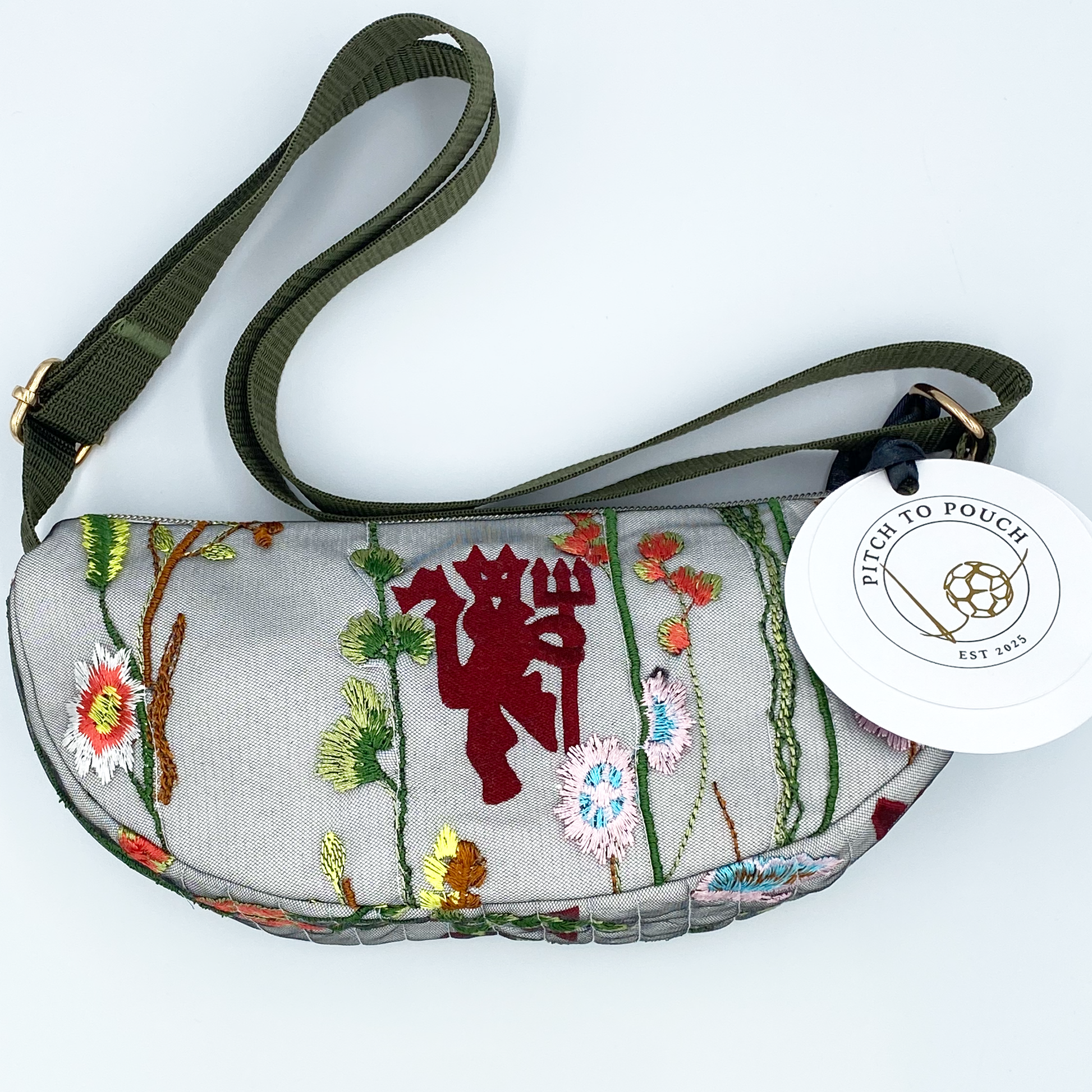 Manchester United Embroidered Crossbody Bag
