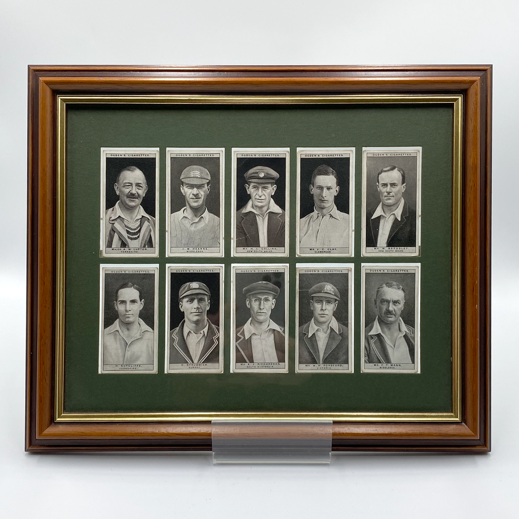 Ogden's Prominent Cricketers of 1926 Framed Cards