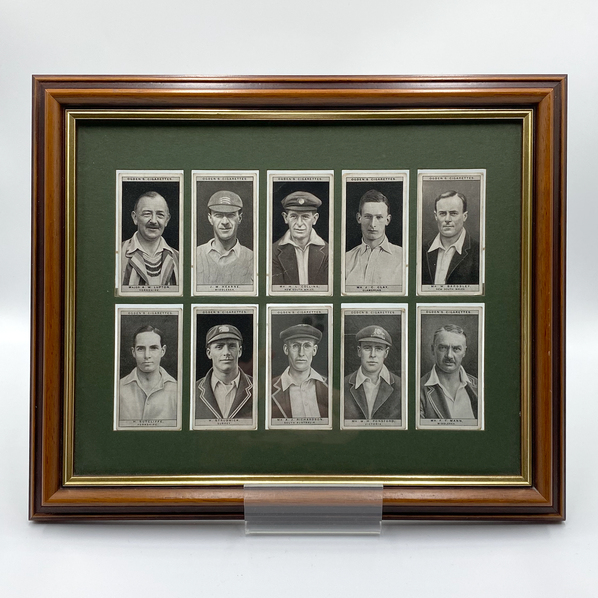 Ogden's Prominent Cricketers of 1926 Framed Cards
