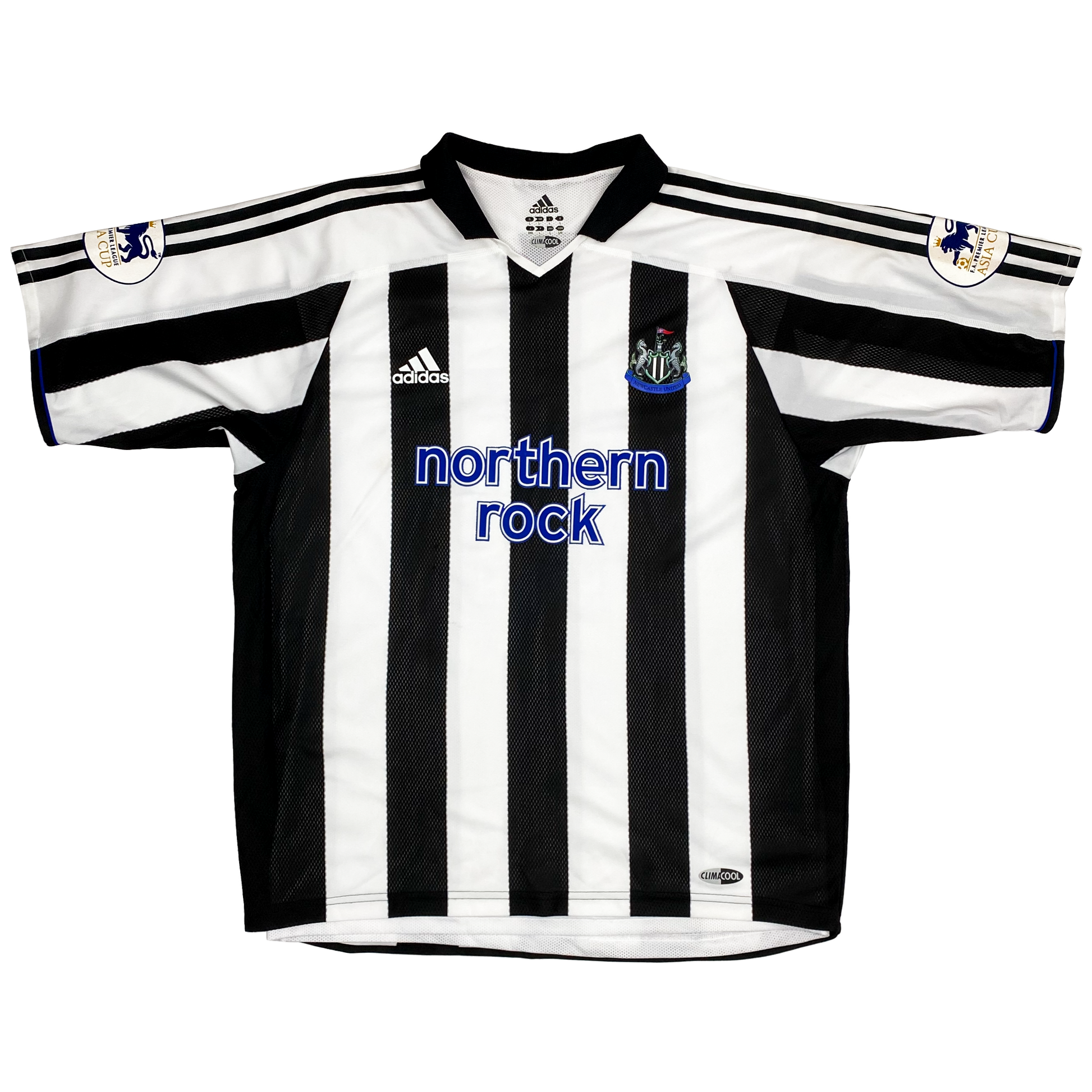 Newcastle United Home Shirt (2003-04) - Hugo Viana Match Worn | Large