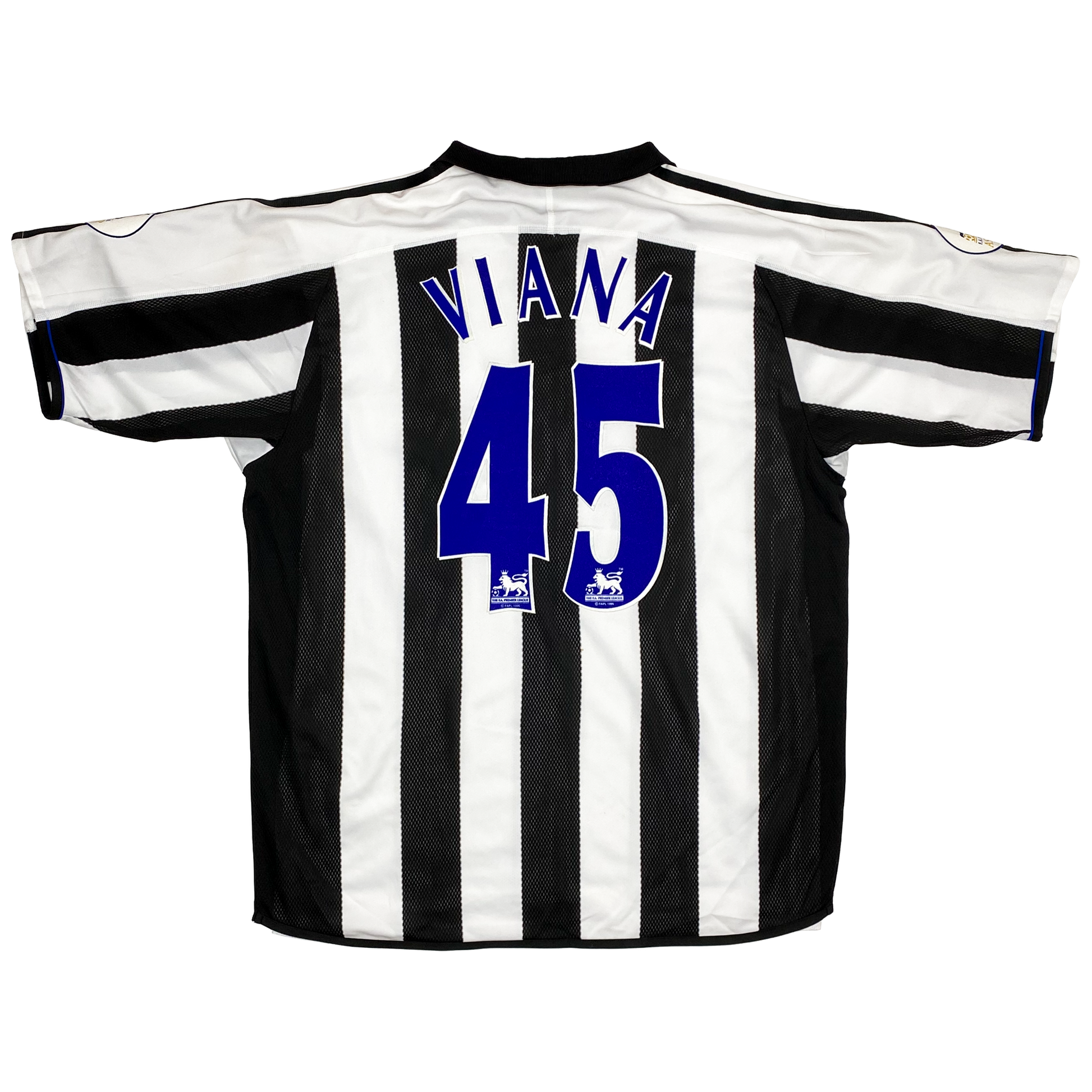 Newcastle United Home Shirt (2003-04) - Hugo Viana Match Worn | Large