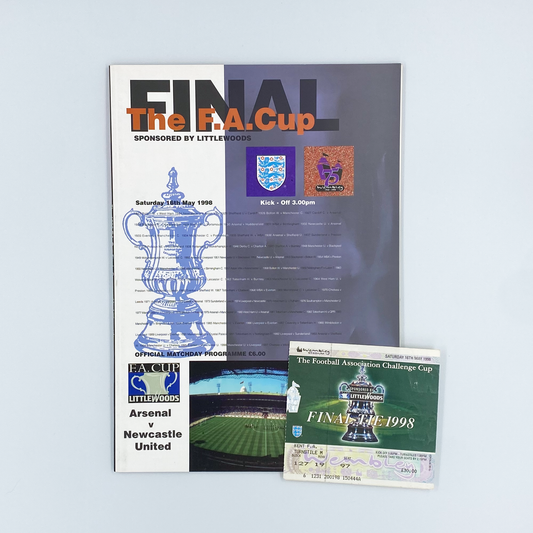 1998 FA Cup Final Programme & Ticket