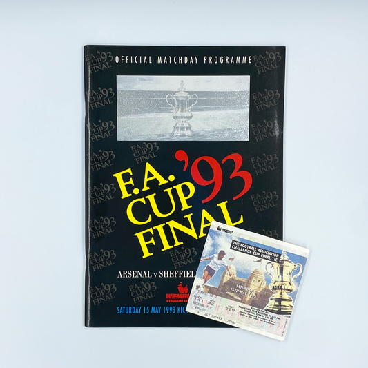 1993 FA Cup Final Programme & Ticket