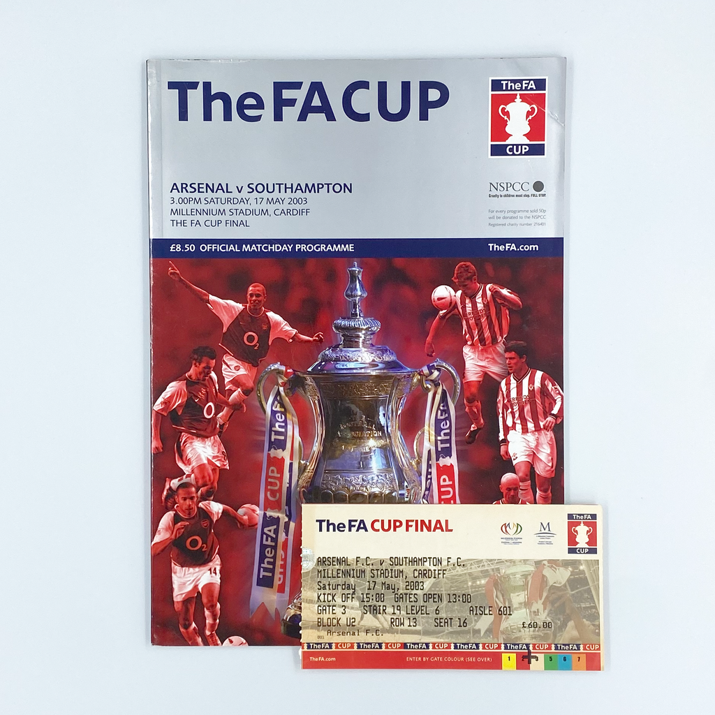 2003 FA Cup Final Programme & Ticket
