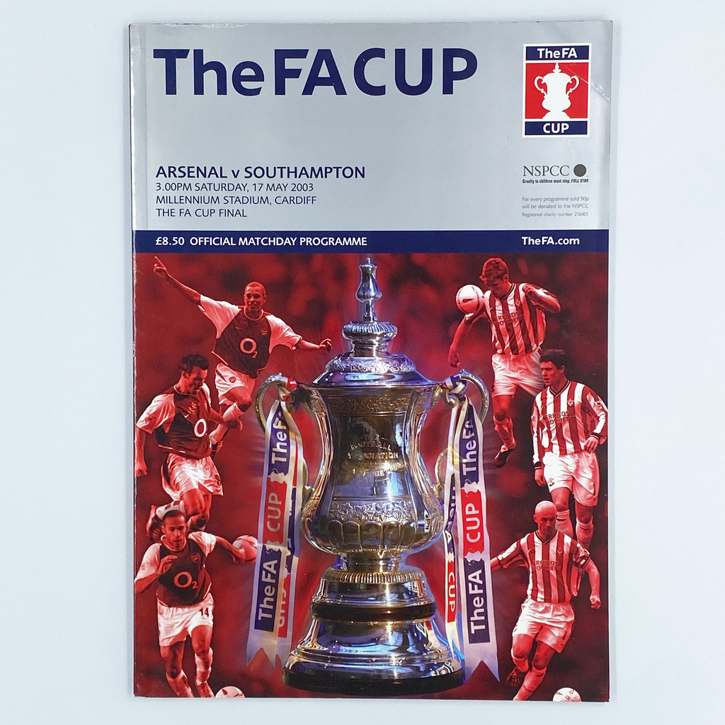 2003 FA Cup Final Programme & Ticket
