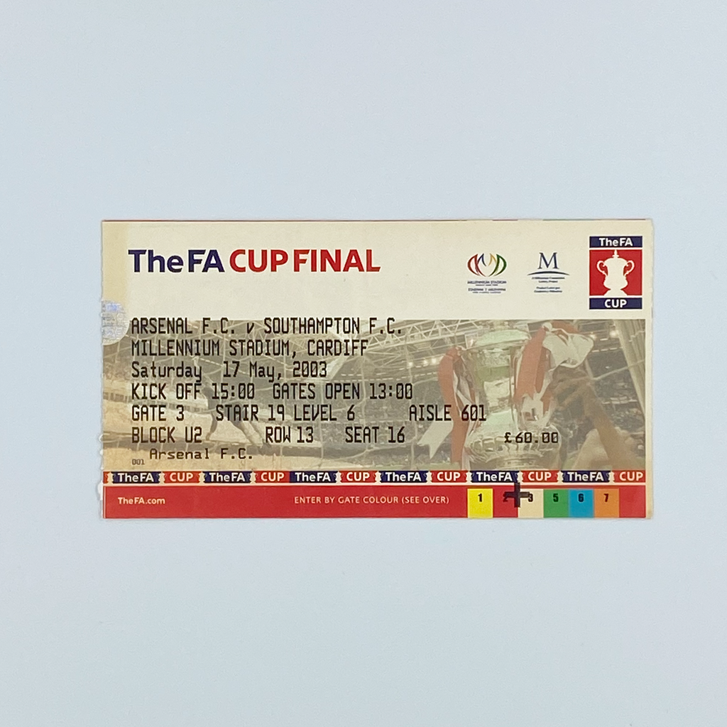 2003 FA Cup Final Programme & Ticket