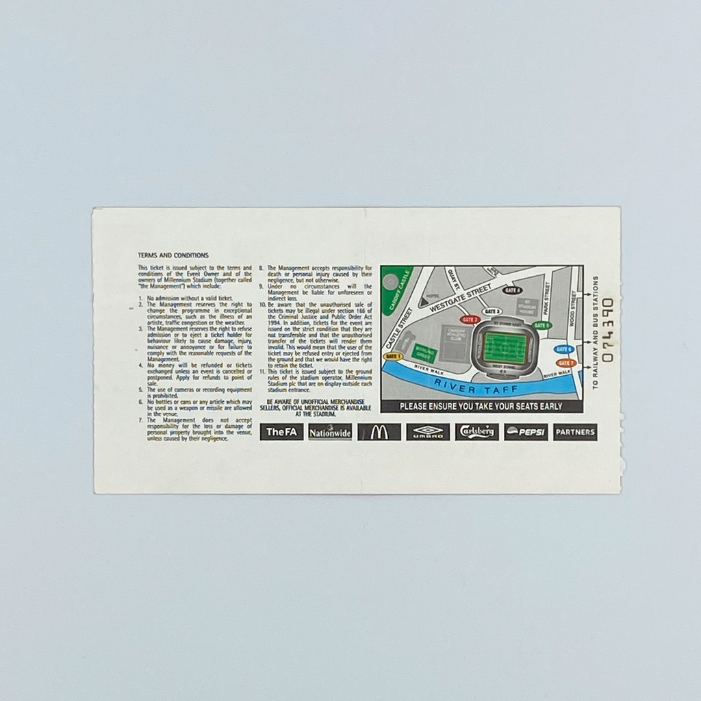 2003 FA Cup Final Programme & Ticket