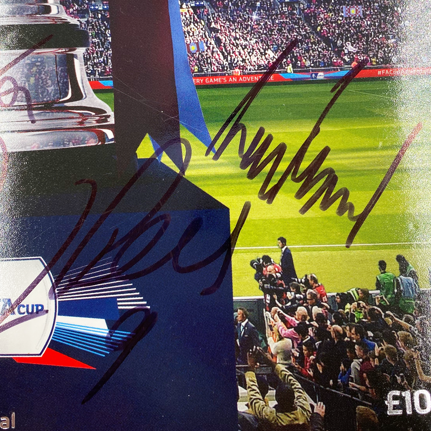 2015 FA Cup Final Signed Programme & Ticket