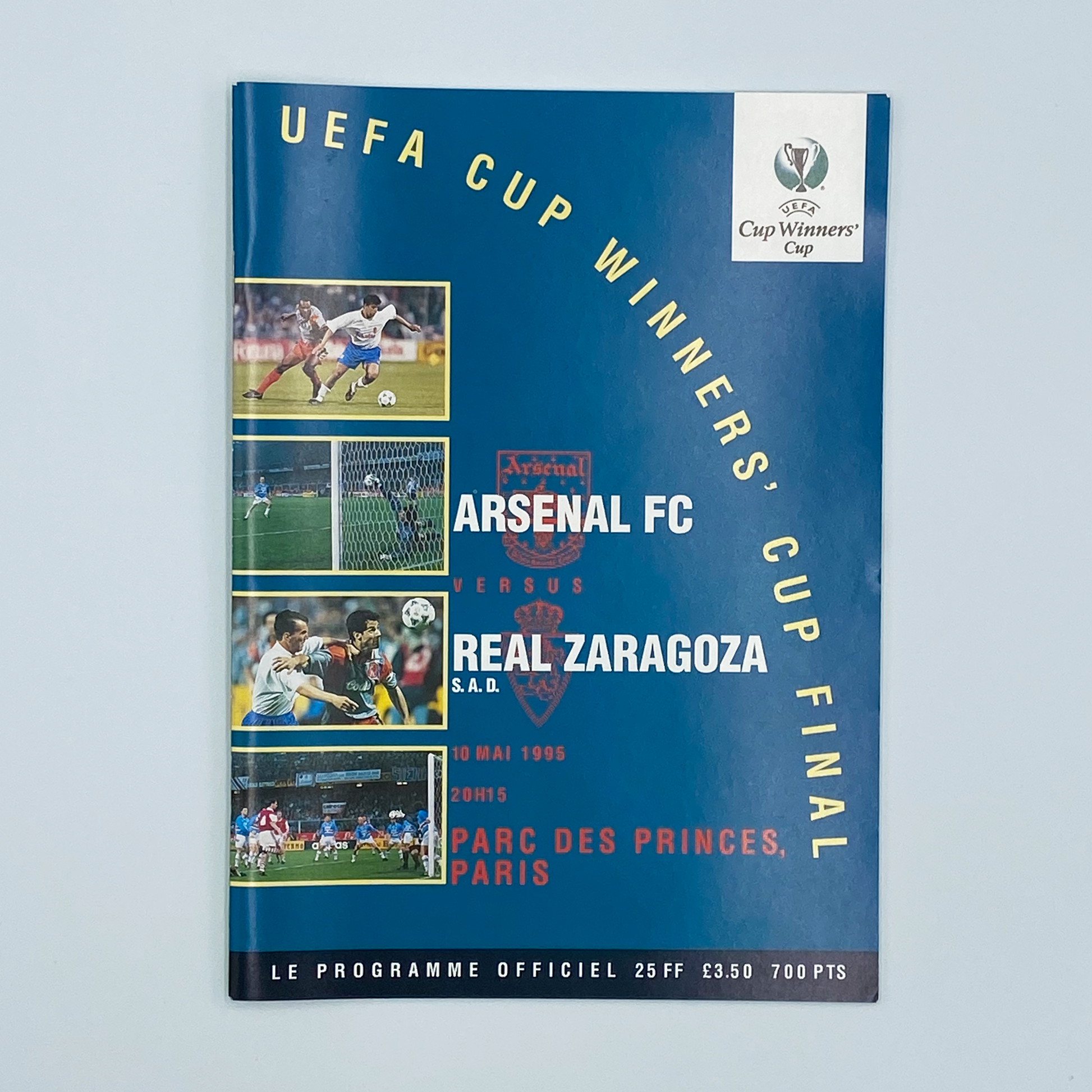 1995 UEFA Cup Winners' Cup Final Programme (10 May, 1995)