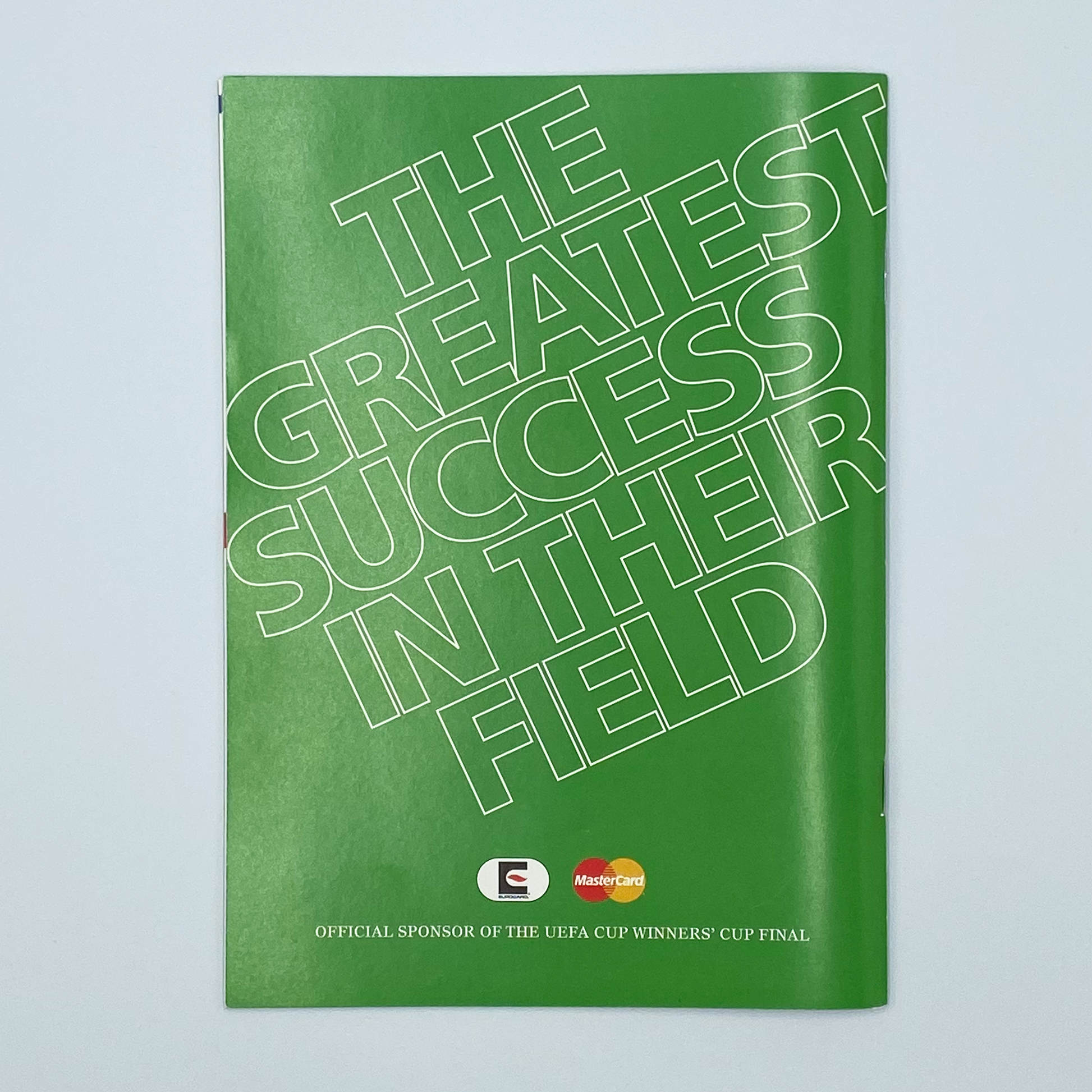 1995 UEFA Cup Winners' Cup Final Programme (10 May, 1995)