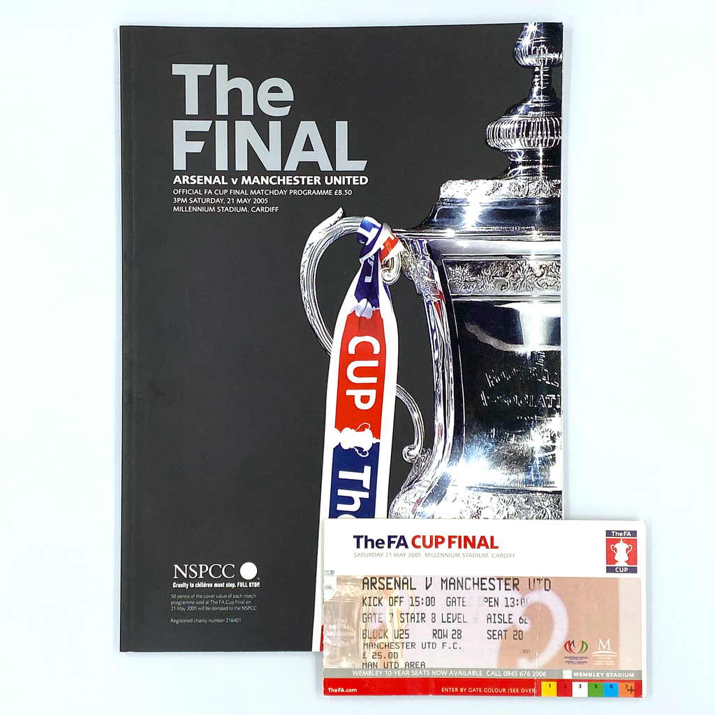 2005 FA Cup Final Programme & Ticket