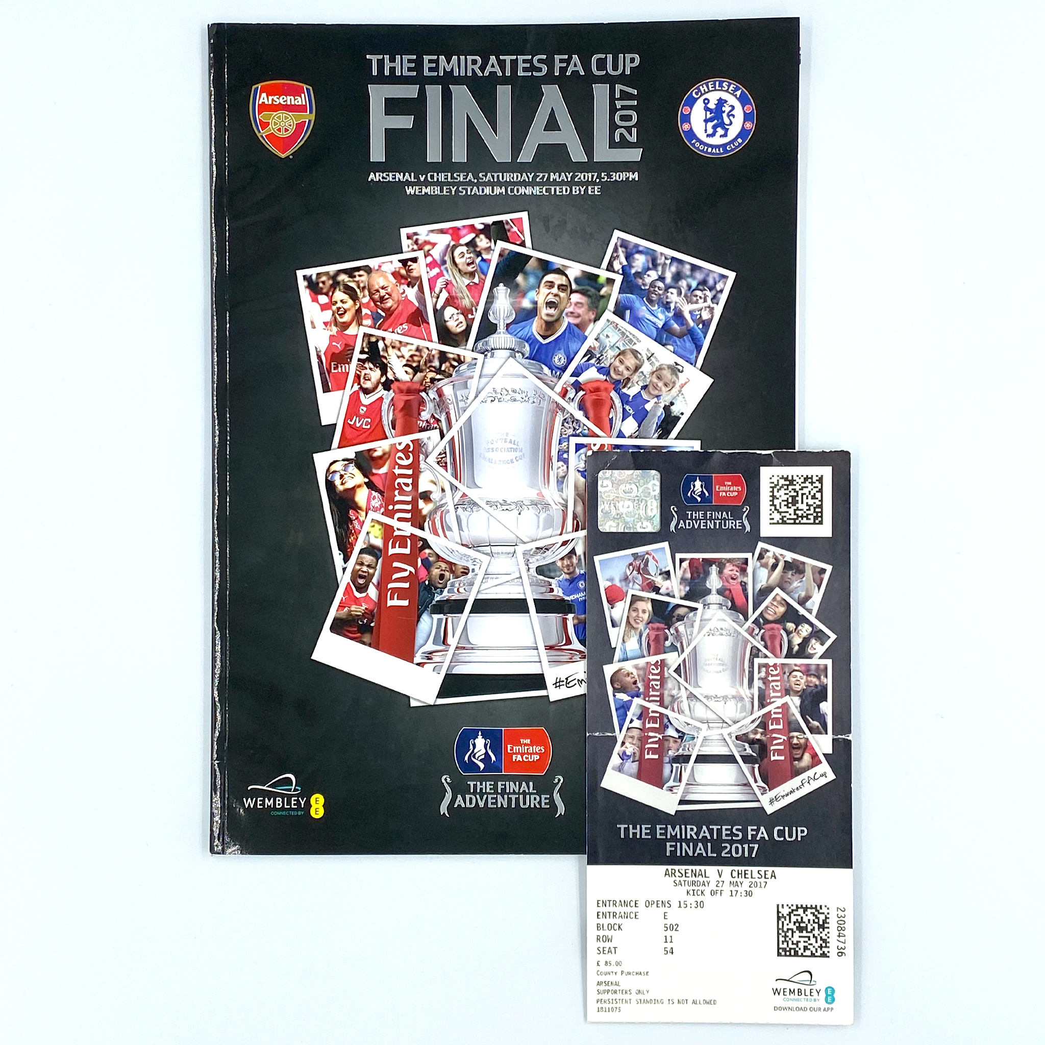 2017 FA Cup Final Programme & Ticket