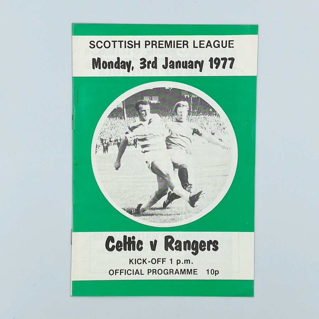Celtic vs Rangers Programme (3 January, 1977)