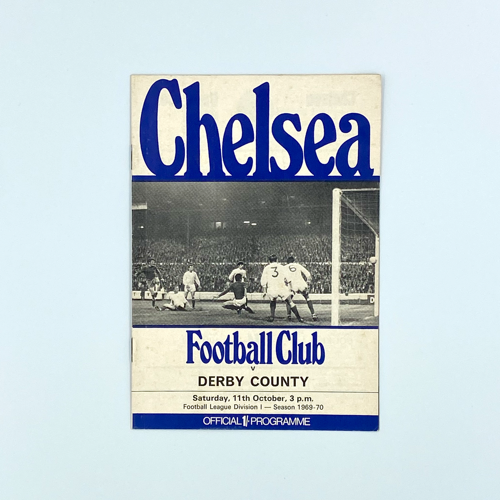 Chelsea vs Derby County Programme (11 October, 1969)